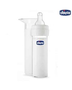 سحابة حليب مع بيبرونة زجاجية لحديثي الولادة Chicco Sure-Safe Nursing Fast-Flow Glass Breast Pump من شيكو