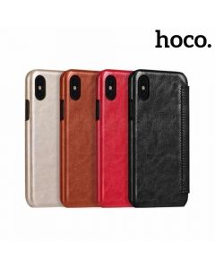 كفر أيفون HOCO Crystal series leather case for iPhone X  من هوكو