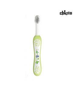 فرشاة أسنان للأطفال خضراء 6 شهور إلى 36 شهراً Green Toothbrush From Chicco من شيكو