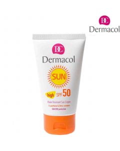 كريم واقي شمسي مائي DERMACOL SUN Water resistant cream SPF 50 من ديرماكول