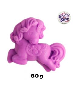 بوني سوب، شكل حصان، لون زهر، مرطبة لبشرة الاطفال الحساسة، الوزن: 80غ، منCandy shop