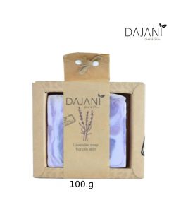 صابونة اللافندر الطبيعي للبشرة الدهنية - 100 غرام -DAJANI SOAP من داجاني