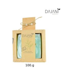 صابونة الشاي الأخضر الطبيعي للبشرة المختلطة - 100 غرام -DAJANI SOAP من داجاني