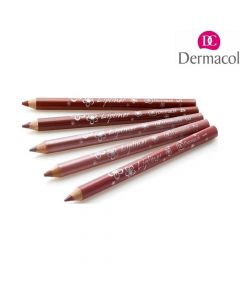 قلم تخطيط للشفاه خشبي - متعدد الألوان - DERMACOL wooden lip liner من ديرماكول