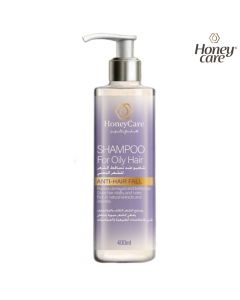 Honey care شامبو ضد تساقط الشعر- للشعر الدهني- 400 مل- بالخلاصة الطبيعية والفيتامينات- من