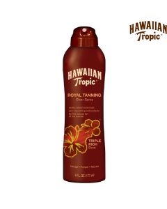 بخاخ زيت جاف إستوائي واسع النطاق مع واقي شمس عيار10 - السعة  180ملي - Hawaiian Tropic Dry Oil Spray من هاواي