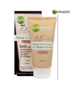 غارنييه ب ب كريم تفتيح بشرة و خافي عيوب ومرطب Garnier Miracle Skin Perfector Sensitive BB Cream - Light (50ml) من غارنييه