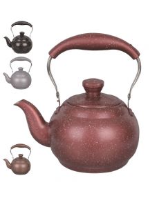 إبريق شاي مدور غرانيت -متعدد الألوان والقياسات