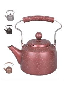إبريق شاي أسطواني - غرانيت- متعدد الألوان والقياسات