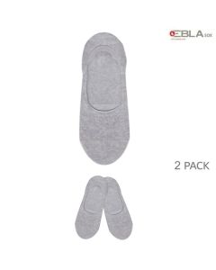 جوارب رجالية خف مخفية مع سيلكون 2 زوجين- رقم الموديل 2351PR -متعدد الألوان والقياس -Eblasox invisible socks with silicon من إيبلاسوكس