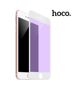 لزقة شاشة مضادة للأشعة الزرقاء لهاتف iPhone7/7S - لون أبيض - HOCO Flexible PET anti-blue ray tempered glass protector for iPhone7/7S GH4 WHITE من هوكو
