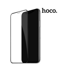 لزقة حماية لجهاز آيفون Fast attach 3D full-screen HD tempered glass for iPhoneXR(A8) Black من هوكو