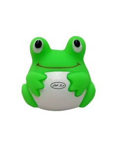 لعبة زقزيقة Silicone frog shape toy بتصميم ضفدع