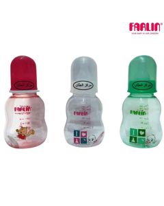 بيبرونة رضاعة برقبة قياسية ومرفقة بحلمة H-1 -لحديثي الولادة ومافوق- السعة:200 مل -متعددة الألوان-Farlin Slim Waisted Feeding Bottle 200ml من فارلن
