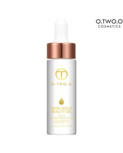 O.TWO.O Rose Gold Essential Oil Makeup Primer Lips Face Base Make Up برايمر روز غولد من او تو او 