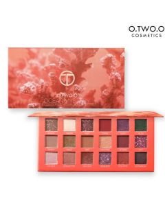 O.TWO.O OCEAN MYSTERY 18 COLORS EYESHADOW PALETTE باليت ظلال عيون اورانج اوشن 18 لون من او تو او