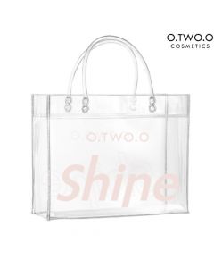 O.TWO.O Transparent With Fans Cosmetic bag شنتة مكياج شفاف من او تو او