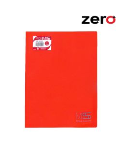  مصنف صناعي، لون احمر، عدد: 40 صفحة، قياس: A4، من ZERO MISS