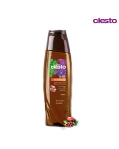 شامبو بخلاصة الفحم الأسود مع زبدة الكاكاو لجميع أنواع الشعر - 350 مل - Clesto Shampoo 350ml من كليستو