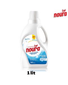 جل غسيل الملابس الحساسة - أبيض - 1 ليتر - Delicate laundry gel white 1 liter - من نورا