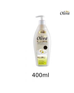 لوشن الجسم بالبالبونج الطبيعي (مضخة) - سعة 400 مل - Oliva Body Lotion من أوليفا