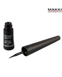 آيلاينر سائل إكستريم مات أسود MAKKI Extreme Matt Dip liquid Eyeliner 01 BLACKEST BLACK من مكّي