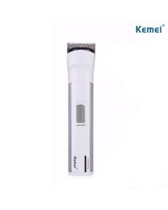 ماكينة حلاقة للرجال قابلة للشحن ذات الاستخدام المزدوج - لون أبيض- Kemei KM-028 Professional Hair and Beard Trimmer For Men من كيمي