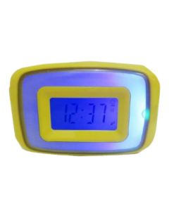 ساعة منبه إلكترونية متعددة الوظائف YUHAI UI-882 -لون أصفر