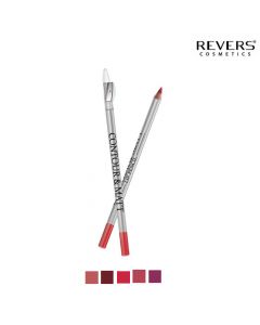 قلم شفاه كونتور مات مع مبراة مدمجة -متعدد الألوان -REVERS CONTOUR &amp; MATT Lip pencil with sharpener 2g من ريفرس