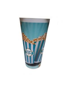 كوب بوشار بلاستيكي - cup of popcorn- ملون