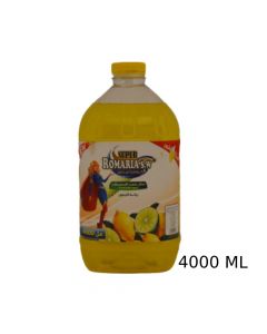 سائل متعدد الاستعمالات، برائحة الليمون، سعة: 4000 مل، من ROMARIA S.W