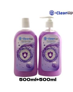 عرض خاص:صابون سائل لليدين بيربل رين 500 مل مضخة+500 مل مجاناً - Purple Rain Liquid Hand Soap - من كلين أب