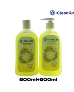 عرض خاص:صابون سائل لليدين يلو فيز 500 مل مضخة+500 مل مجاناً - Yellow Fizz Liquid Hand Soap - من كلين أب