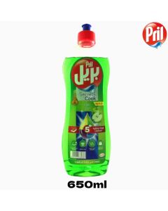 سائل جلي بقوة الخل -600 مل + 50 مل -Pril Dishwashing liquid with vinegar strength 600 ml + 50 ml - من بريل