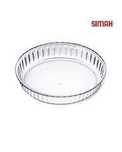 طبق زجاجي لخبز الكيك - القطر 26 سنتيمتر - ا Glass plate for cake baking من سيماكس