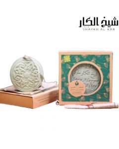 صابون حبلة مدورة، بعطر الياسمين الشامي، 135 غ، من شيخ الكار 