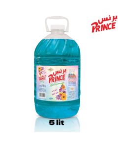 صابون سائل لليدين (عبوة توفيرية) - عبق الزهر - 5 ليتر - لون أزرق - PRINCE soap liquid من برنس