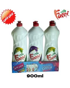 عرض:سائل جلي الأواني - 3 عبوات - 900 3x مل - Fami Dishwashing liquid 900 ml - من فامي