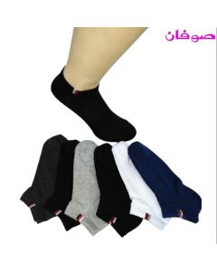 6 أزواج من الجوارب القصيرة الرجالية -متعددة الألوان-(سوكيت) Piece 6 Man Low Cut Socks من صوفان