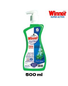 صابون سائل لليدين مطور برائحة النعنع 500مل - (مضخة) - Liquid hand soap with mint scent 500ml - من وينر