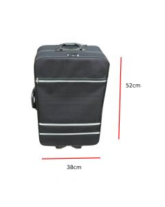 حقيبة سفر قماش بعجلات طبقة واحدة - قياس 38 52x سنتيمتر - Trolley Travel Bag- متعددة الألوان