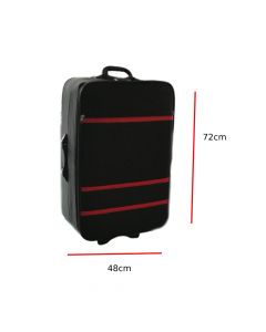 حقيبة سفر قماش بعجلات - قياس72 48x سنتيمتر - Trolley Travel Bag - متعددة الالوان
