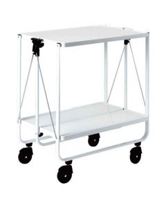 عرباية خدمة متعددة الاستخدامات متوفرة بلونين ابيض رمادي - Leifheit Kitchen Serving Trolley/Cart/SideCar من لايفهايت الالمانية