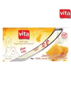 مزيل للشعر سكر بنات من vita Lite - بخلاصة الحليب و العسل-90 غرام