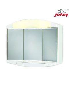 خزانة حمام بيضاء مع مرآة jokey Elda من جوكي