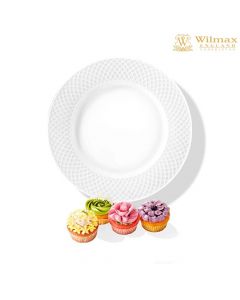 مجموعة أطباق حلوى جوليا -عدد 6 لون أبيض Dessert Plate Collection Julia WL‑880100 من ويلماكس